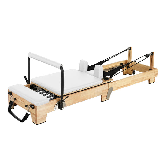 Reformer aus Holz, klappbar, Weiß