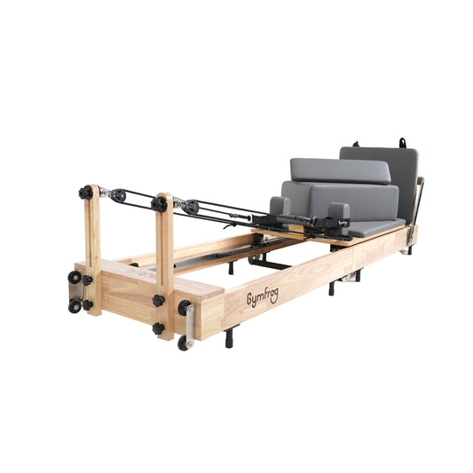 Faltbarer Pilates Reformer – Grau