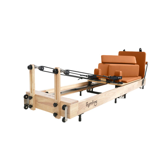 Faltbarer Pilates Reformer – Orange